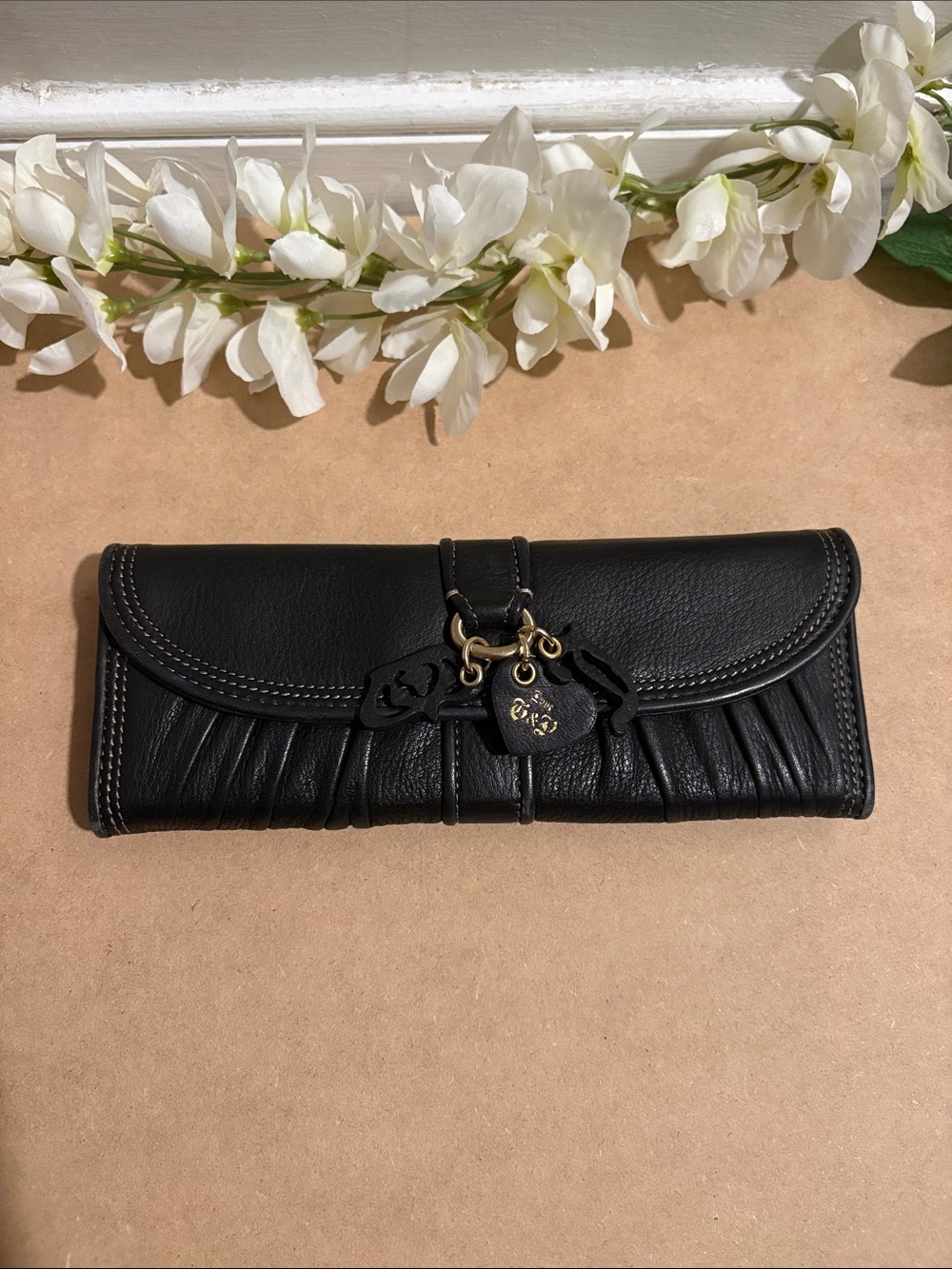 Vintage Y2K P&G Juicy Couture Long Black Wallet - Picture 11 of 12
